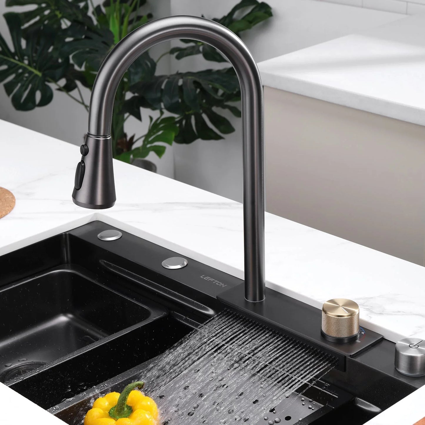 Heritage™ Kitchen Sink Set with Waterfall Faucet